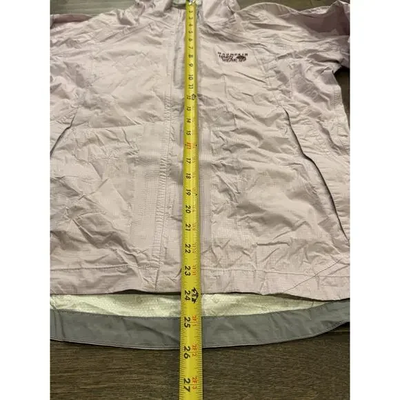 Mountain Hardware Youth Girls Conduit Silk Full Zip Hooded Raincaot Jacket M - Picture 9 of 10